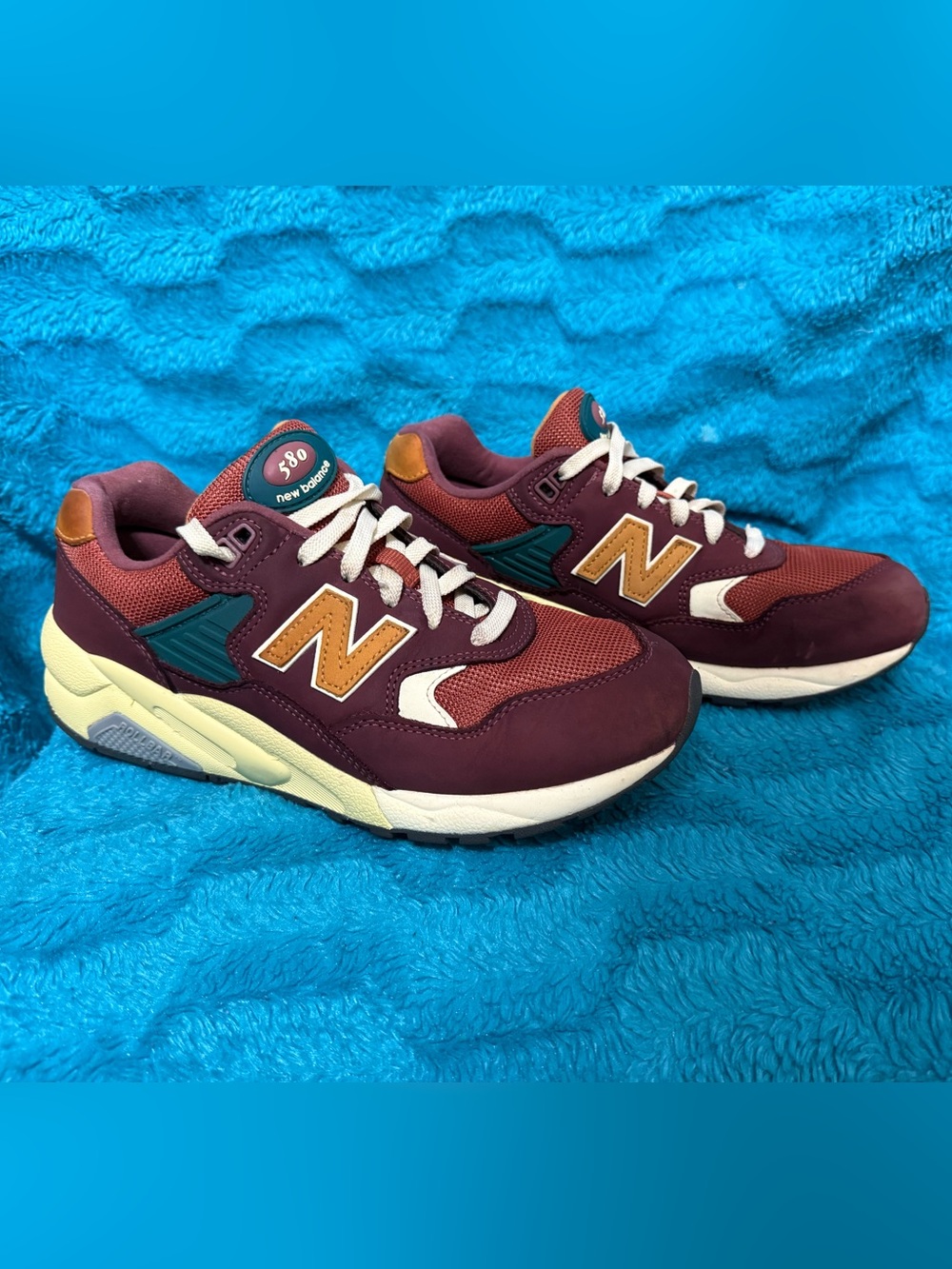 New Balance 580 “Washed Burgandy” Unisex Sneakers